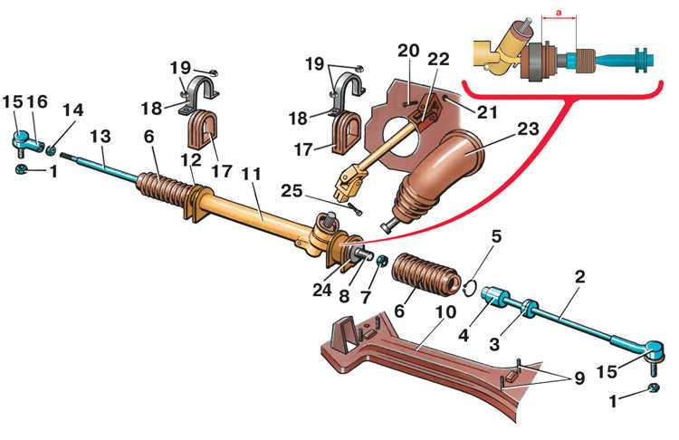 Chery tiggo 3 с 2014 года, рулевой механизм и рулевые тяги инструкция онлайн